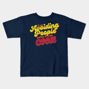 Avoiding People v2 Kids T-Shirt